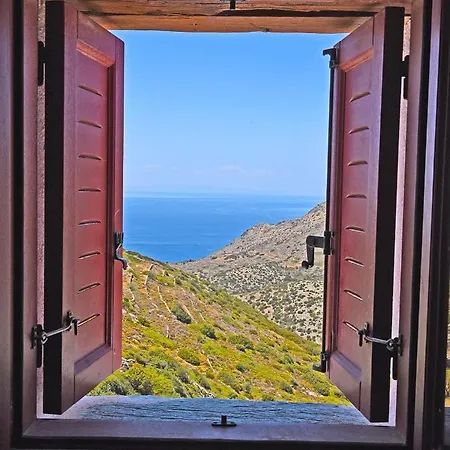 Traditional Stone House 1bedroom, Sea View, Syros